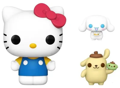 Image de Hello Kitty, figurines en vinyle POP! de grande taille, lot de 3, 25 cm