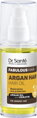 Productafbeelding van Herstellende haarolie met arganolie en keratine, 50 ml