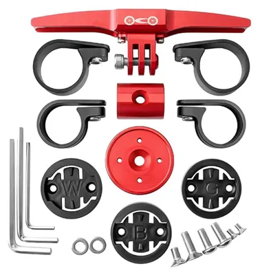 Image de Support pour ordinateur de vélo en aluminium avec fixation rapide