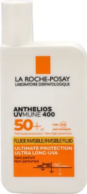 Produktbild von La Roche-Posay ANTHELIOS Bräunungsfluid UVMUNE 400 Invisible Fluid SPF50+ 50 ml