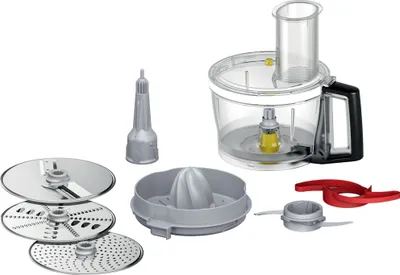 Obrázok produktu pre Bosch MUZ9VLP1, Čierna, Šedá, Kovová, Priehľadná, Nerezová oceľ, OptiMUM, 1,6 kg, 1,8 kg