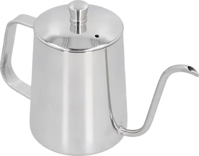 Zdjęcie produktu dla 600 ml czajnik do kawy ze stali nierdzewnej 304 z gęsią szyjką do zalewania kawy w domowej kuchni