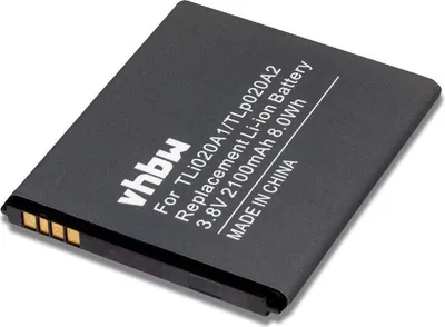 Produktbild von vhbw Akku Ersatz für Alcatel TLp020A2, TLi020A1 für Handy Smartphone Telefon (2100 mAh, 3,8 V, Li-Ion)