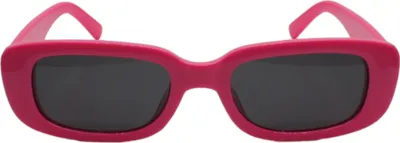 Produktbild von Moderne Damen Sonnenbrille Pink Rechteckig Oval Schmal Polarisiert Festivalbrille Luxxada®