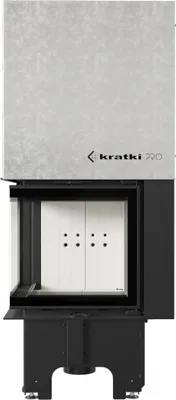 Immagine prodotto di Inserto camino in acciaio KRATKI VNL 480/480 8 kW Ø 200 con porta scorrevole
