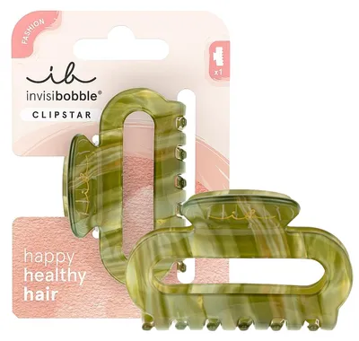 Obrázok produktu pre invisibobble Evergreen, Spona do vlasov, Zelená, Vzor, Dospelí, 1 kusov
