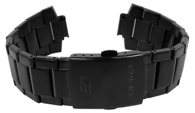 Produktbild von Casio Edifice Uhrenarmband Edelstahl schwarz ECB-40DC-1A