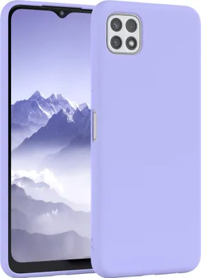 Produktbild von EAZY CASE Silikonhülle für Samsung Galaxy A22 5G Silikon Backcover Schutz in Violett