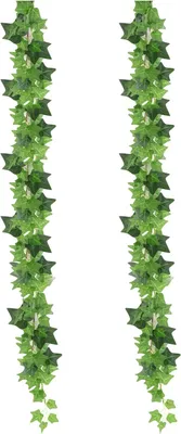 Image de Faux lierre, 2 pièces, 200 cm, vert, pour intérieur et balcon