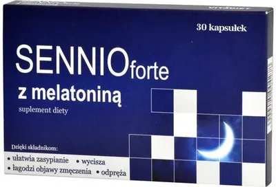 Zdjęcie produktu dla Sennio forte z melatoniną 30 kapsułek