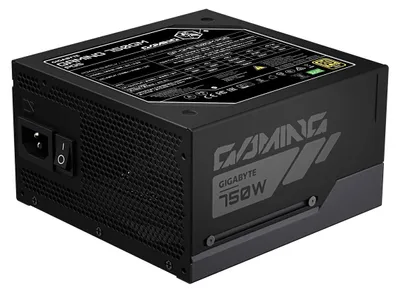 Obrázok produktu pre GIGABYTE GAMING 750GM PG5, 750 W, 100 - 240 V, 50/60 Hz, 10 A, Aktívny, 120 W
