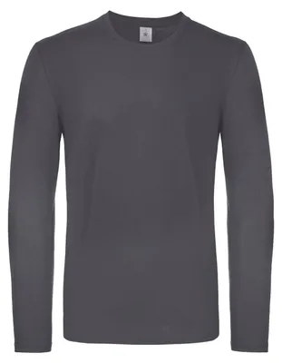 Image de B&C - T-shirt « #E150 » pour homme à manches longues FK2966 (XXL) (gris foncé)
