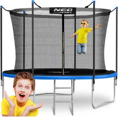 Produktbild von Gartentrampolin 10ft/312cm mit Innennetz und Leiter Neo-Sport