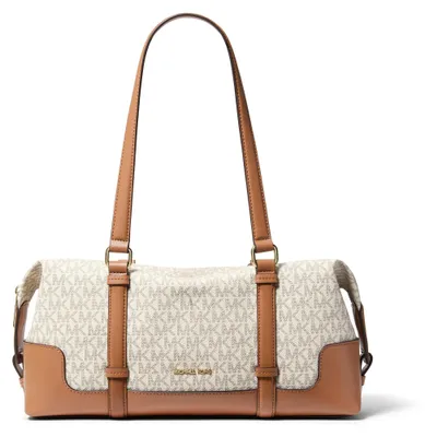 Imagen del producto de Michael Kors, bolso bandolera modelo Teddi Grand, color beige