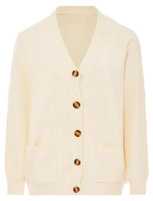 Immagine prodotto di Cardigan da donna Dulcey - Bianco, XS/S