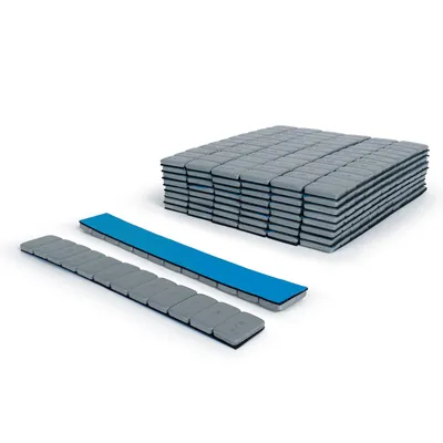 Produktbild von Weber GmbH Klebegewichte silber für Alufelgen / Box á 50 Riegel 12 x 5 g Auswuchtgewichte Aluminiumfelgen