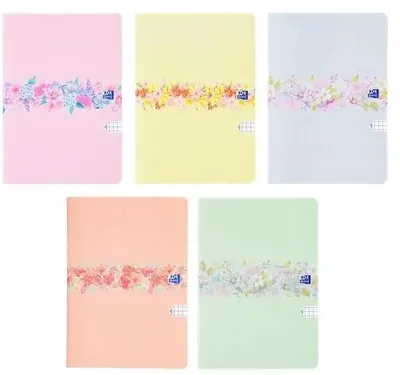 Obrázok produktu pre Poznámkový blok OXFORD A5/32K károvaný Floral (10 kusov)