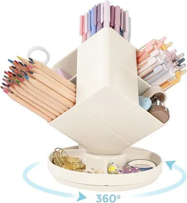 Produktbild von Famanu Stift-Halter 360 Grad drehbar - 5 Fächer