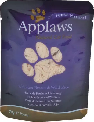 Produktbild von Applaws Cat Nassfutter P.B. mit Hühnchenbrust & Wildreis 70 gx12