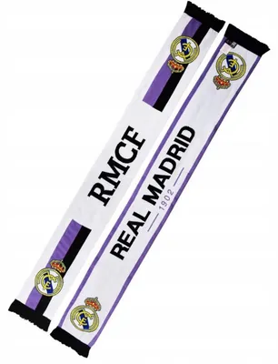 Image de Real Madrid CF - Écharpe « 12Th » PP8371 (taille unique) (blanc/noir)