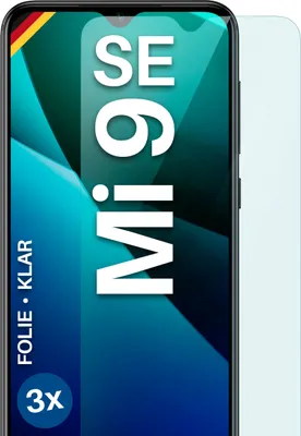 Produktbild von moex® 3x Schutzfolie kompatibel mit Xiaomi Mi 9 SE - Displayschutzfolie dünn Folie, Klar