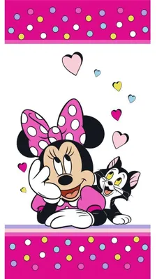 Produktbild von Disney – Minnie – Strandtuch – 70 × 140 cm