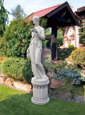 Image de Socle 59cm pour sculpture Design Statue Jardin Statues Sculptures