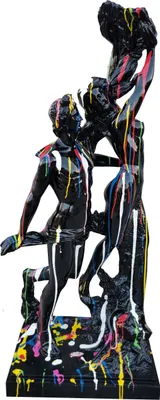 Image de Figurine abstraite Déco Statue Sculpture 130 cm Figures Statues Sculptures Nouveau R65B