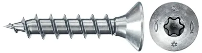 Produktbild von Fischer Spanplattenschraube 3,0x12 PowerFast FPF II CTF BC, Senkkopf, Innenstern TX, Vollgewinde
