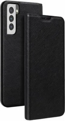 Produktbild von BigBen Connected, Galaxy S21 5G Folio-Hülle mit Kartenhalter und Videounterstützung, Schwarz