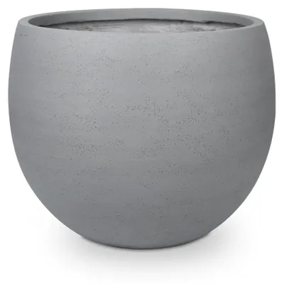 Produktbild von aplanta Pflanztopf Sandro grau | 36X31, für drinnen, Pflanzkübel, wie echt, Allergiker geeignet, pflanzliche Dekoration Praxis, Office & Wohnzimmer