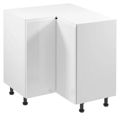 Produktbild von ARBOR Eckunterschrank – 79 x 79 cm, Hochglanzweiß / Weiß