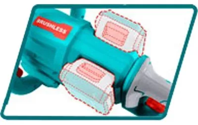 Obrázok produktu pre Total THTLI40028 Brushless 20V Li-ion 2000mAh industrial bez baterie a nabíječky