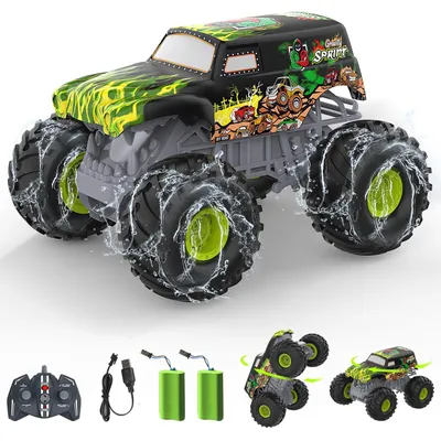 Produktbild von Amphibien RC Auto Ferngesteuertes Amphibienfahrzeug - 4WD - 2,4 GHz - LED-Beleuchtung
