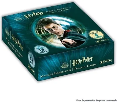 A box of Harry Potter Magical Inspiration Trading Cards.