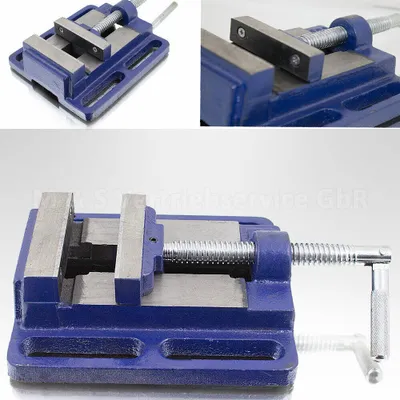 Produktbild von Bituxx Schraubstock 80mm Blau MS-15720