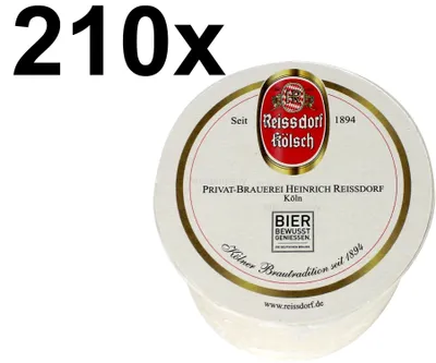 Produktbild von Reissdorf Kölsch Bierdeckel Untersetzer Aktion - 210 Stück (3x 70er Packung)