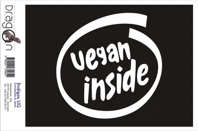 Produktbild von Aufkleber / Autoaufkleber - JDM / Die cut / Auto / OEM - vegan inside - 120x120 mm weiß - Heckscheibe / Heckscheibenaufkleber