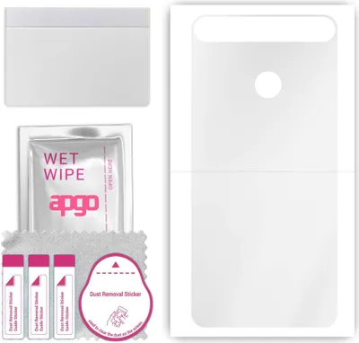 Produktbild von apgo Rückseite Schutzfolie, klar, kompatibel mit Huawei nova, Hinten Hydrogel-Displayschutzfolie mit Positionierhilfe, kratzfest, einfache Montage