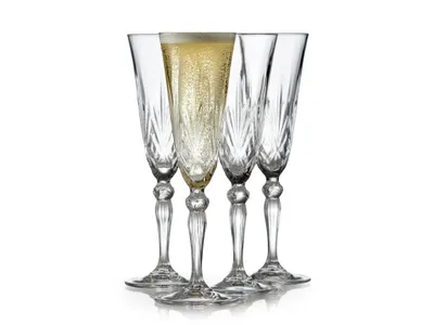 Produktbild von Lyngby Glas 916096, Champagnerflöte, 160 ml, Glas, Transparent, 220 mm, 1030 mm