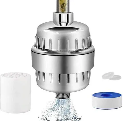 Produktbild von Universal 19-Stufen-Wasserfilter - Deluxe - Ionischer - Wasserfilter - Anti-Kalk - Wasserbesparend