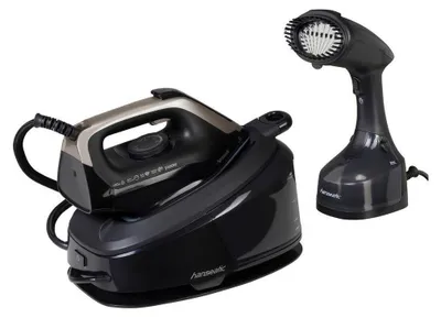 Produktbild von HANSEATIC Dampfbügelstation, Dampfbügelstation, 8 bar Dampfdruck, 90s Aufheizzeit, 130g/min Dauerdampf, Abschaltautomatik.