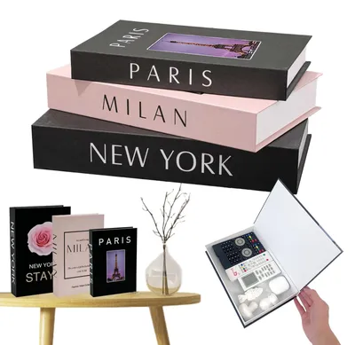 Immagine prodotto di Set di 3 elementi decorativi per riporre i libri