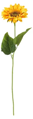 Produktbild von Künstliche Sonnenblume mit biegsamem Stiel, künstlicher Sonnenblumenzweig für Zuhause, Büro, Hochzeiten, Partys und als Tischdekoration