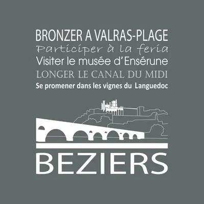 Image de Tableau sur toile Béziers gris 30x30 cm, Tableau mural moderne pour décoration intérieure