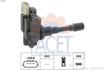 Produktbild von FACET 9.6470 Zündspule für SUZUKI SWIFT III (MZ, EZ) für FIAT Sedici (FY)
