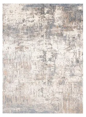 Produktbild von Waschbarer Teppich Abstrakt - Misha Grunge Creme Grau