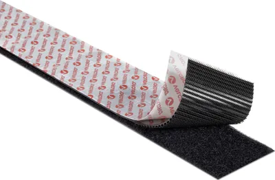 Immagine prodotto di VELCRO® Nastro con gancio e anello autoadesivo extra forte, gancio e anello 50 mm x 2,5 m nero