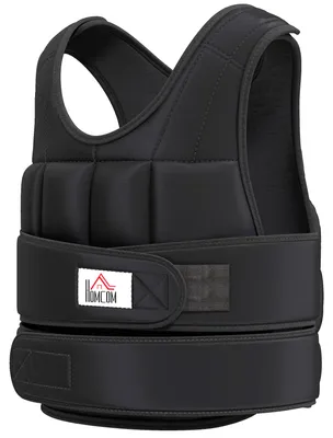 Produktbild von HOMCOM Gewichtsweste 20 KG Trainingsweste mit herausnehmenbar Gewichten