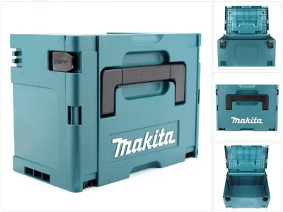 Obrázek produktu pro Makita 821551-8, Tvrdé pouzdro, Sádra, Černá, Tyrkysová